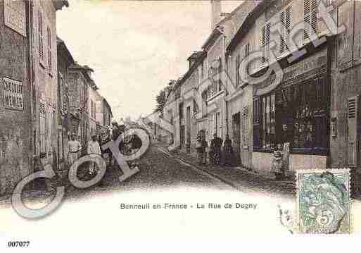 Ville de BONNEUILENFRANCE, carte postale ancienne