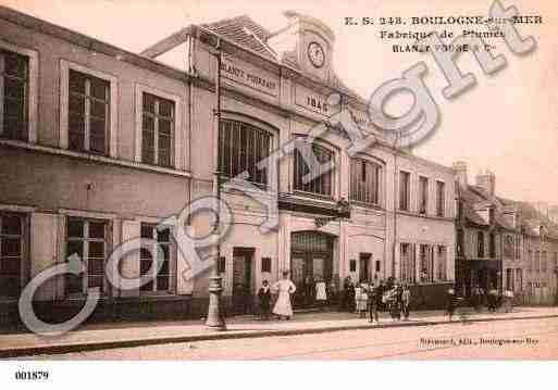 Ville de BOULOGNESURMER, carte postale ancienne