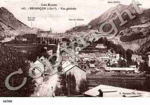 Ville de BRIANCON, carte postale ancienne