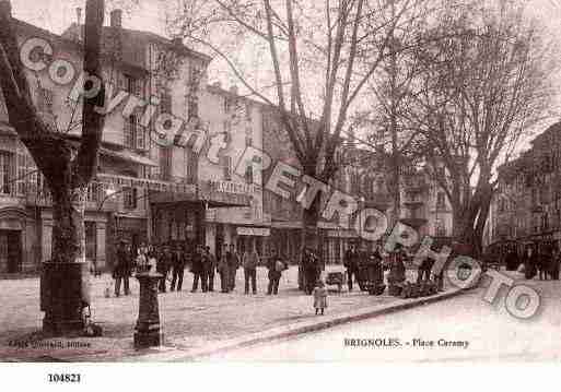 Ville de BRIGNOLES, carte postale ancienne