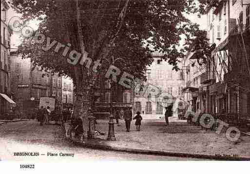 Ville de BRIGNOLES, carte postale ancienne