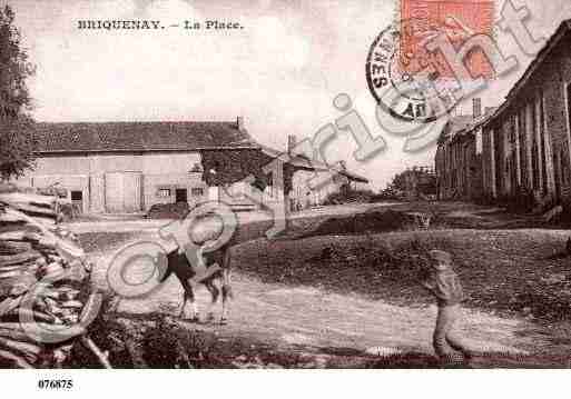 Ville de BRIQUENAY, carte postale ancienne