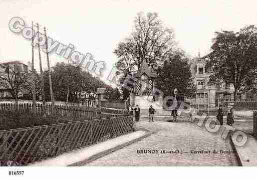 Ville de BRUNOY, carte postale ancienne