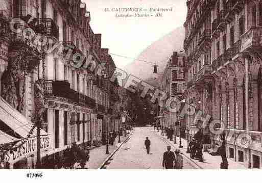 Ville de CAUTERETS, carte postale ancienne