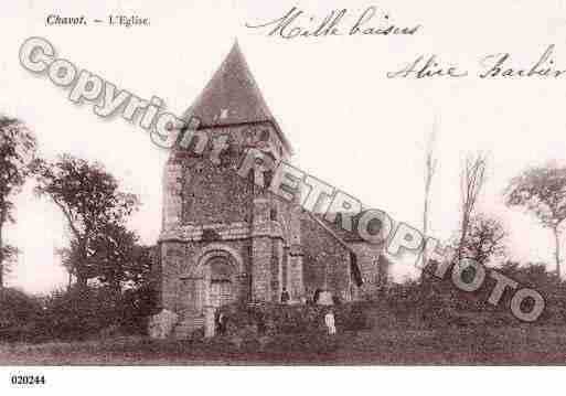 Ville de CHAVOTCOURCOURT, carte postale ancienne