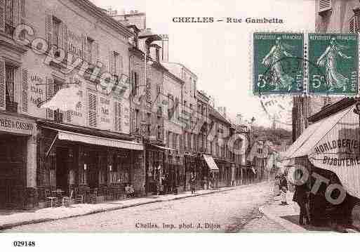 Ville de CHELLES, carte postale ancienne