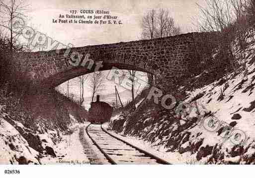 Ville de COURSLAVILLE, carte postale ancienne