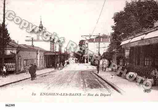 Ville de ENGHIENLESBAINS, carte postale ancienne