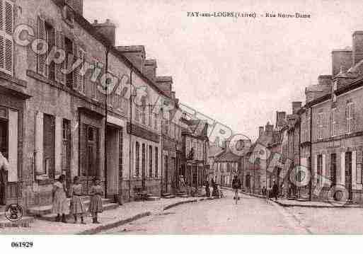 Ville de FAYAUXLOGES, carte postale ancienne