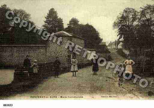 Ville de FONTENAYSUREURE, carte postale ancienne