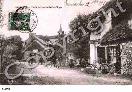 Ville de FRANSECHES, carte postale ancienne