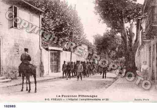 Ville de FREJUS, carte postale ancienne