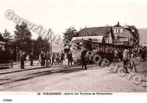 Ville de GERARDMER, carte postale ancienne