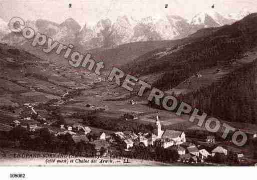 Ville de GRANDBORNAND(LE), carte postale ancienne