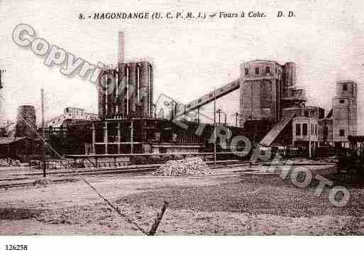 Ville de HAGONDANGE, carte postale ancienne