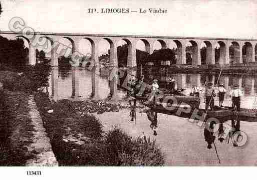 Ville de LIMOGES, carte postale ancienne