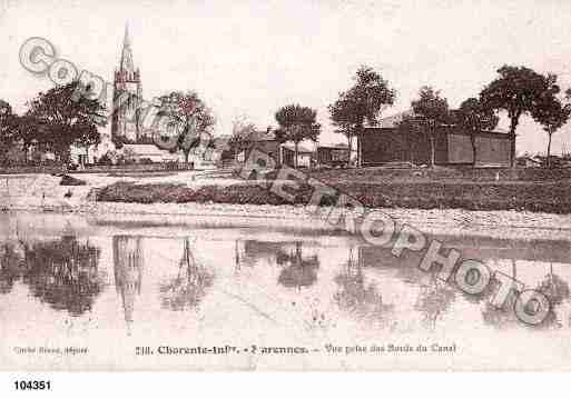 Ville de MARENNES, carte postale ancienne