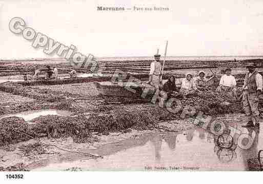 Ville de MARENNES, carte postale ancienne