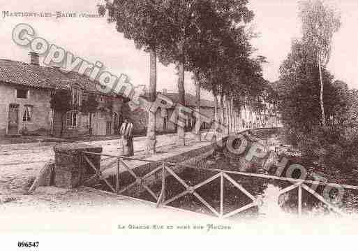 Ville de MARTIGNYLESBAINS, carte postale ancienne