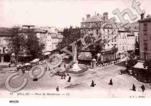 Ville de MILLAU, carte postale ancienne