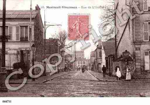 Ville de MONTREUIL, carte postale ancienne