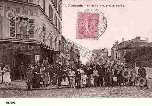 Ville de MONTREUIL, carte postale ancienne