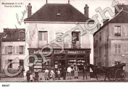 Ville de MORMANT, carte postale ancienne