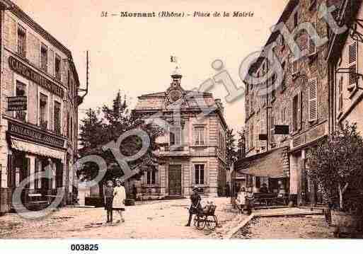 Ville de MORNANT, carte postale ancienne