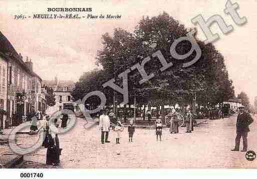 Ville de NEUILLYLEREAL, carte postale ancienne