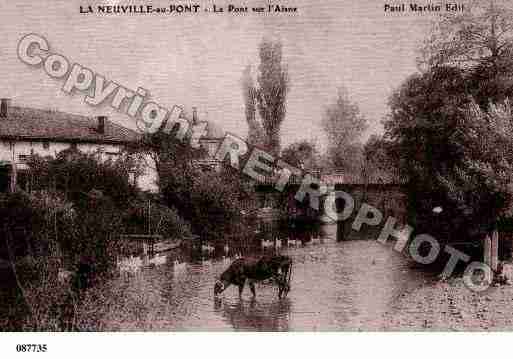 Ville de NEUVILLEAUPONT(LA), carte postale ancienne