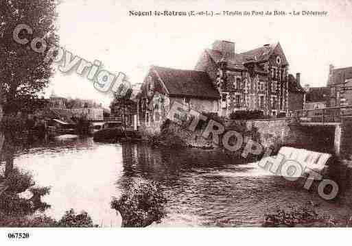 Ville de NOGENTLEROTROU, carte postale ancienne