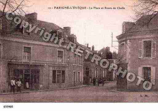 Ville de PARIGNEL'EVEQUE, carte postale ancienne