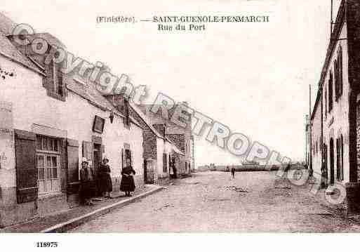 Ville de PENMARCH, carte postale ancienne