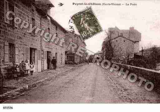 Ville de PEYRATLECHATEAU, carte postale ancienne