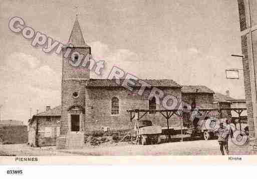 Ville de PIENNES, carte postale ancienne