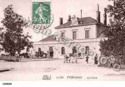 Ville de PITHIVIERS, carte postale ancienne