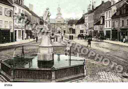 Ville de PONTARLIER, carte postale ancienne