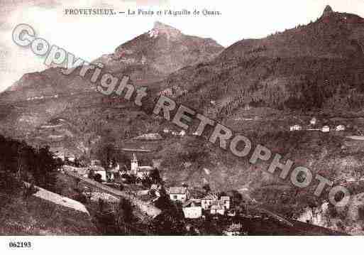 Ville de PROVEYSIEUX, carte postale ancienne