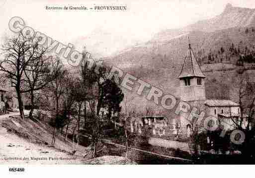 Ville de PROVEYSIEUX, carte postale ancienne