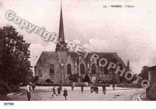 Ville de RANNEE, carte postale ancienne