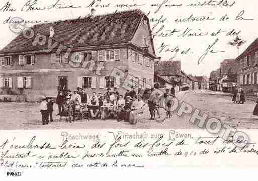 Ville de ROESCHWOOG, carte postale ancienne