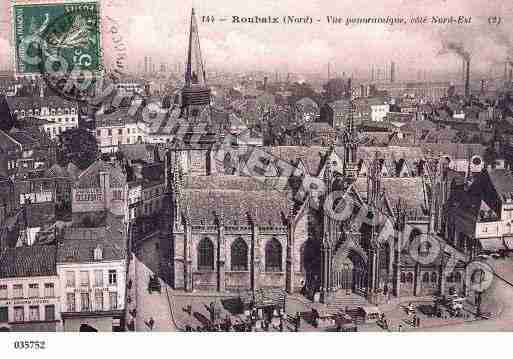 Ville de ROUBAIX, carte postale ancienne