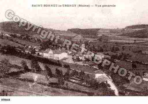 Ville de SAINTBONNETLETRONCY, carte postale ancienne