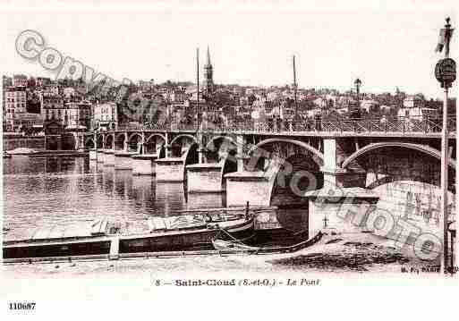 Ville de SAINTCLOUD, carte postale ancienne