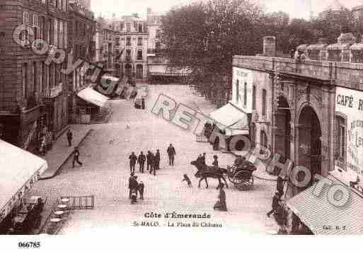 Ville de SAINTMALO, carte postale ancienne