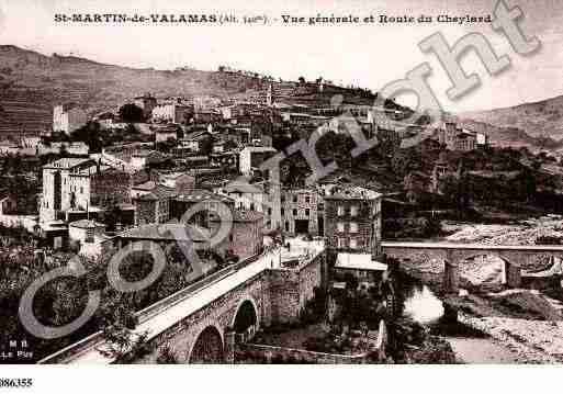 Ville de SAINTMARTINDEVALAMAS, carte postale ancienne