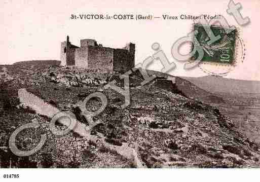 Ville de SAINTVICTORLACOSTE, carte postale ancienne