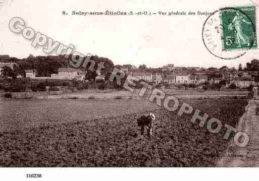 Ville de SOISYSURSEINE, carte postale ancienne