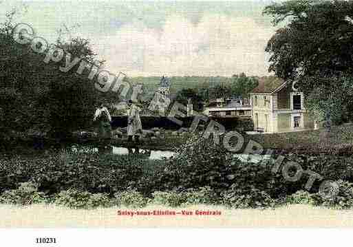 Ville de SOISYSURSEINE, carte postale ancienne