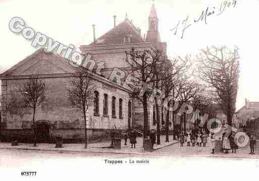 Ville de TRAPPES, carte postale ancienne